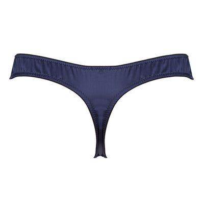 Signature Navy Skinny Thong