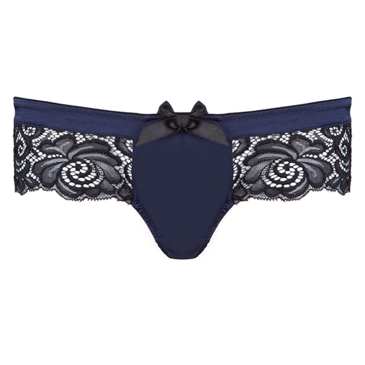 Signature Navy Skirted Thong