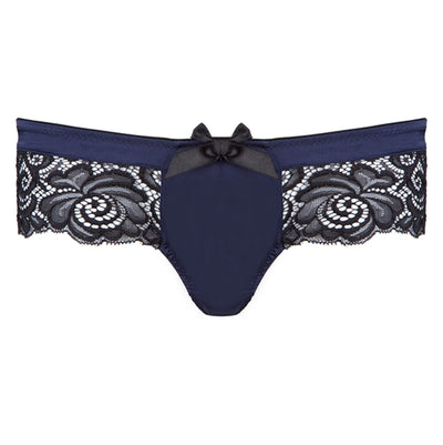 Signature Navy Skirted Thong
