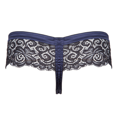 Signature Navy Skirted Thong