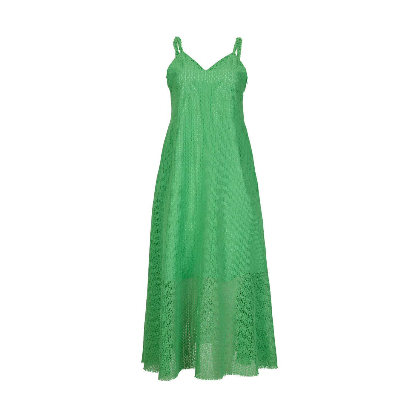 Organic Cotton Lace Green Dress