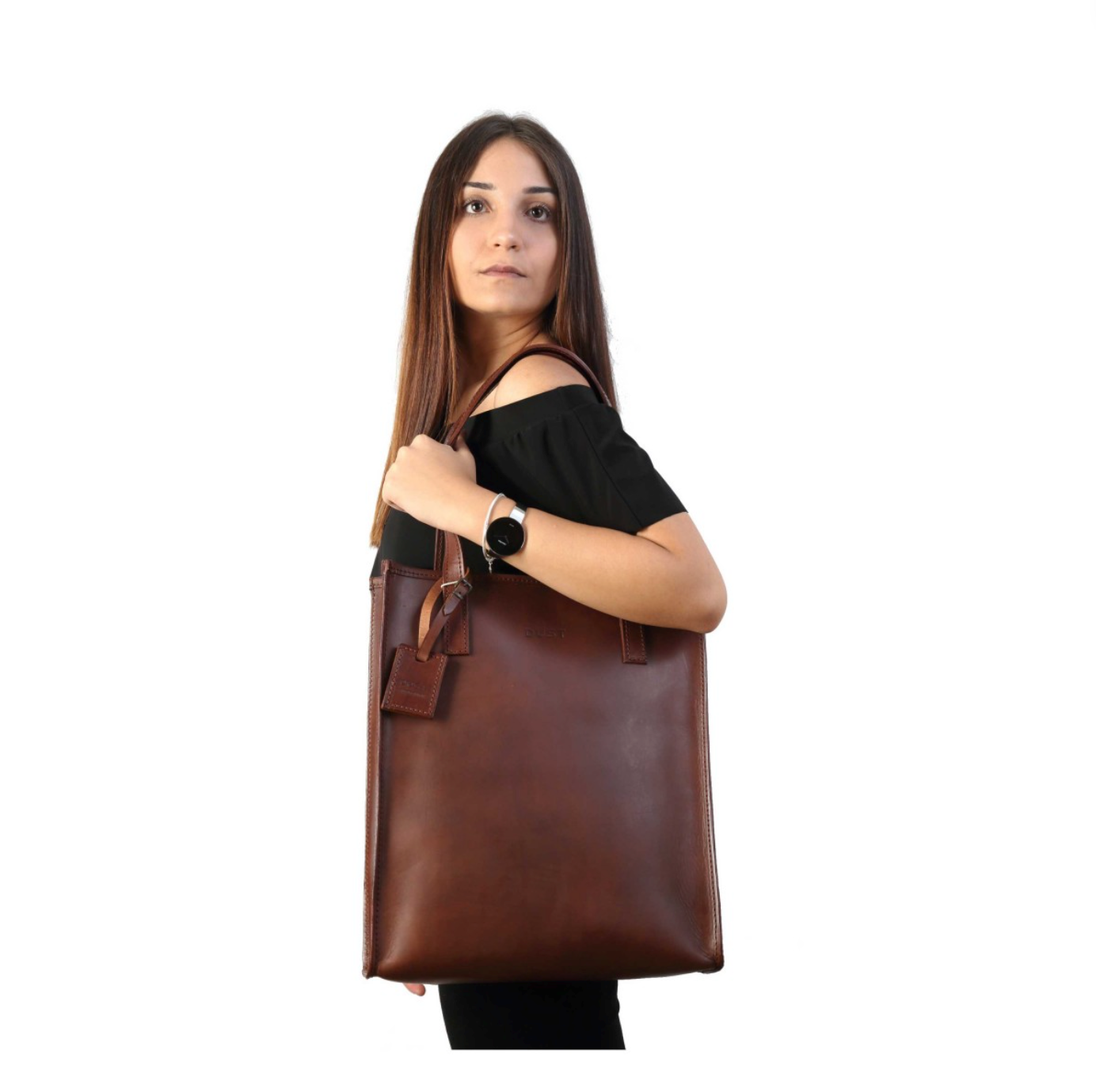 Mod 105 Tote Bag Cuoio Havana