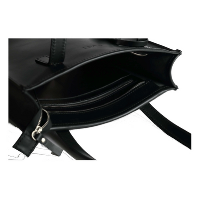 Mod 105 Tote Bag Cuoio Black