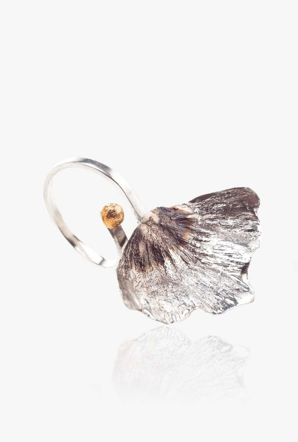 Flower Gingko Ring