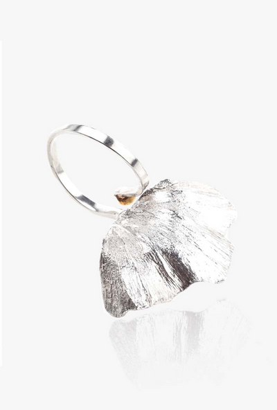 Flower Gingko Ring
