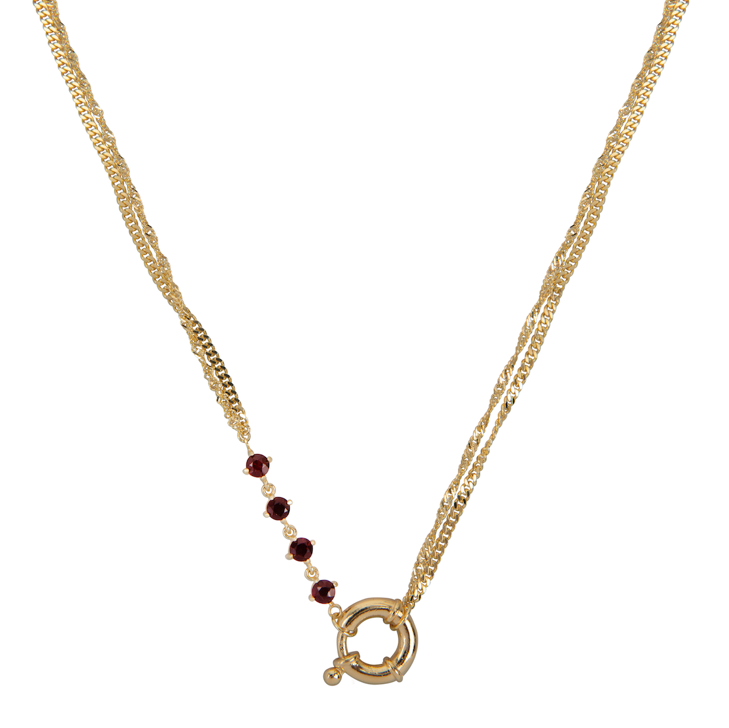 Maeve Garnet Necklace