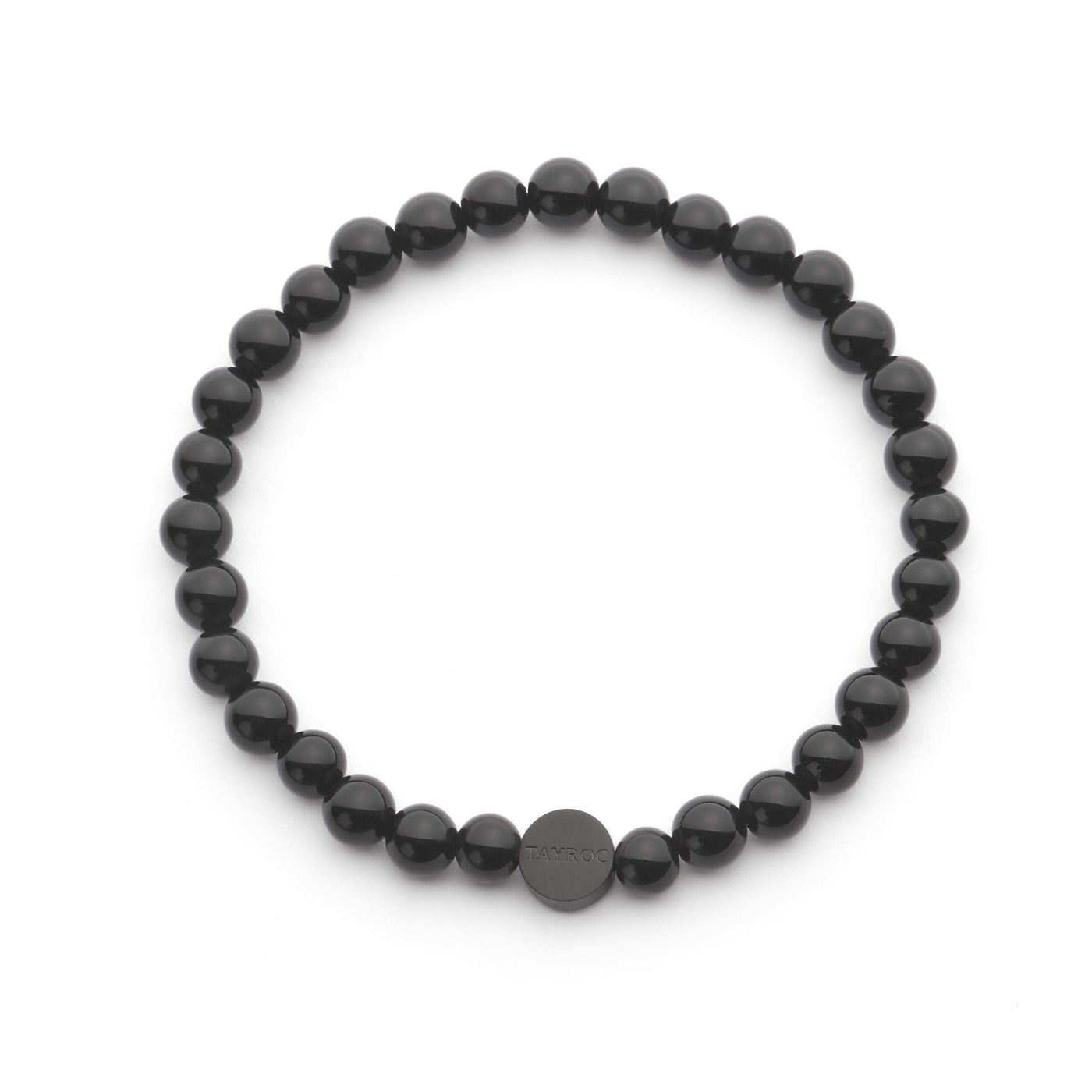 Black Onyx Semi-Precious Stone Bracelet - Tayroc