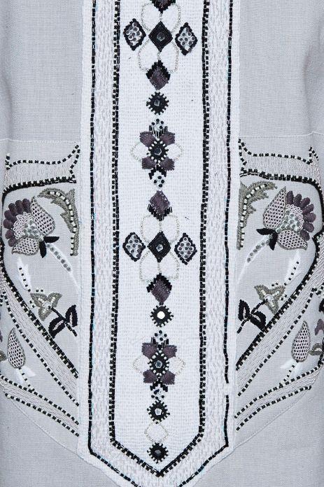 AAVA Long Hand-Embroidered Vest - IMAIMA - The Clothing LoungeIMAIMA