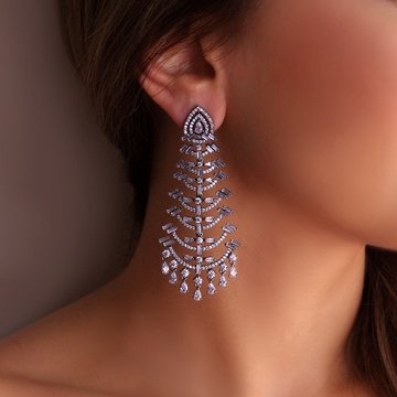 Aphrodite Statement Earrings - The Clothing LoungeSATORI ACCESSORIES