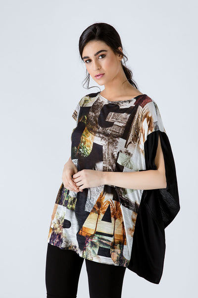 Asymmetric Print Tunic - Conquista Fashion - The Clothing LoungeConquista Fashion