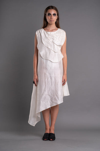 Asymmetrical Ruffled Dress - Dag Dai - The Clothing LoungeDag Dai