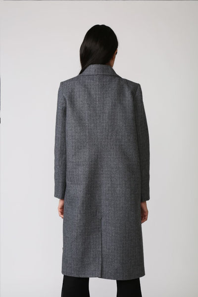 AZAR Wool Double-Breasted Coat - IMAIMA - The Clothing LoungeIMAIMA