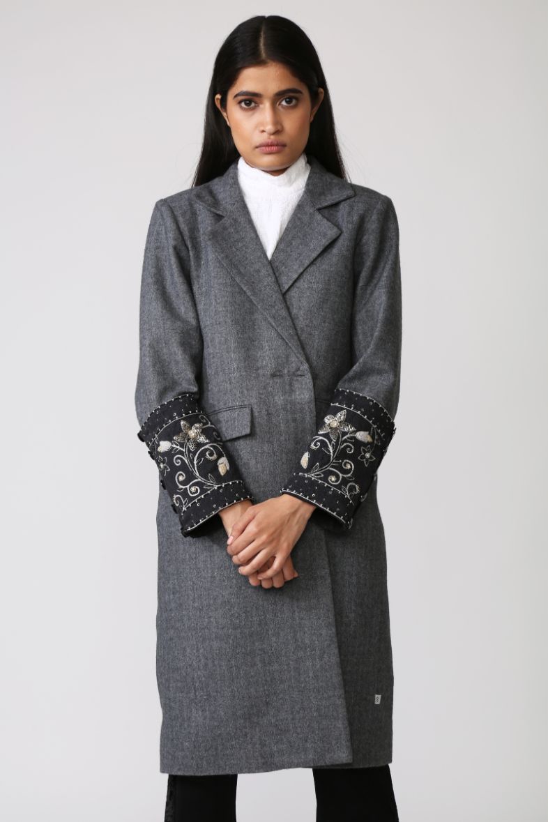 AZAR Wool Double-Breasted Coat - IMAIMA - The Clothing LoungeIMAIMA