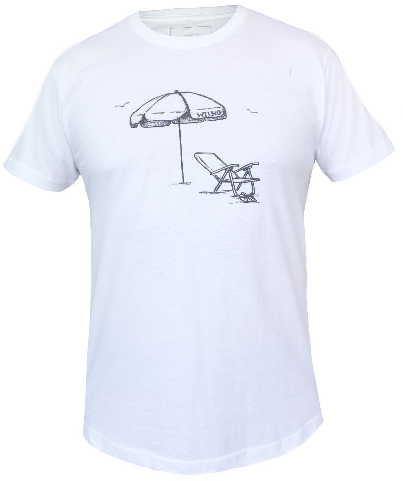 BEACH PRINT T-SHIRT - The Clothing LoungeWIINO
