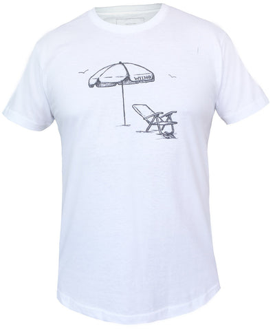 BEACH PRINT T-SHIRT - The Clothing LoungeWIINO