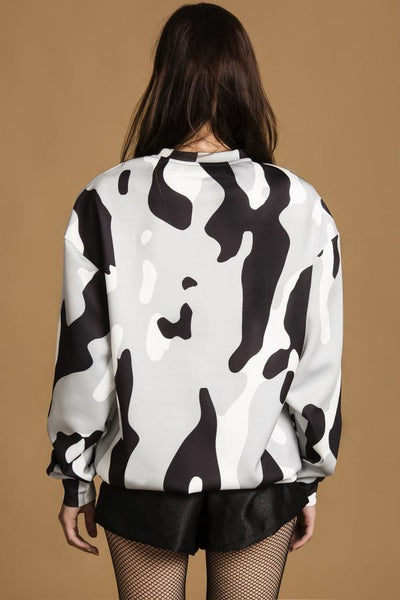 Bill Women's Camo Print Sweatshirt - The Clothing LoungeDear Deer