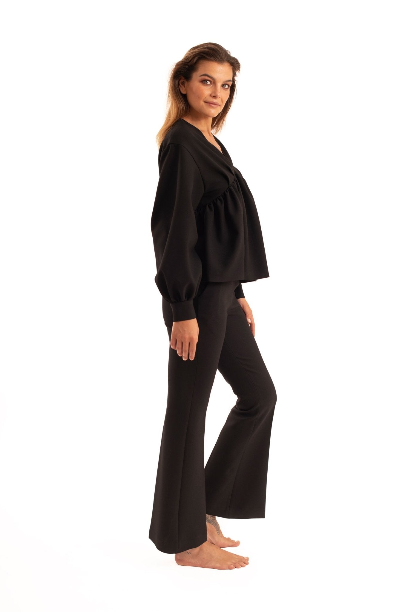 Black Balone Blouse - The Clothing LoungeNOPIN