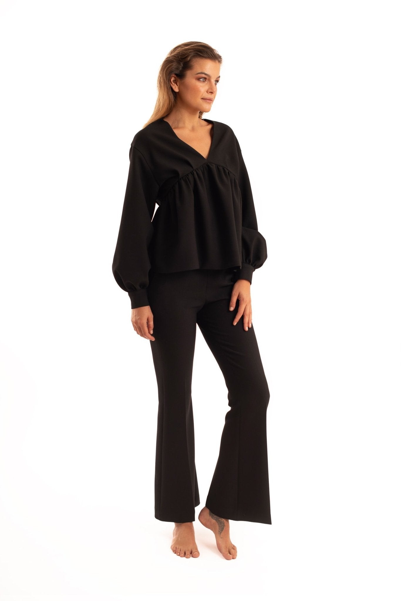 Black Balone Blouse - The Clothing LoungeNOPIN