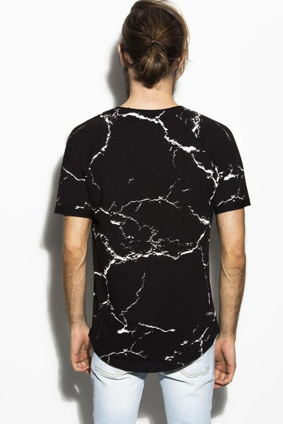 Black Crackle Print T-Shirt - Deer Dear - The Clothing LoungeDear Deer