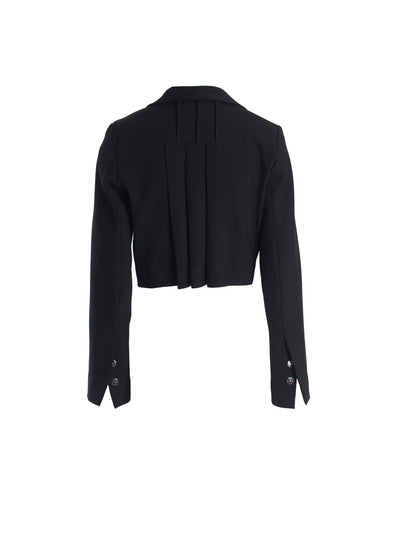 Black Cropped Blazer - The Clothing LoungeNOPIN