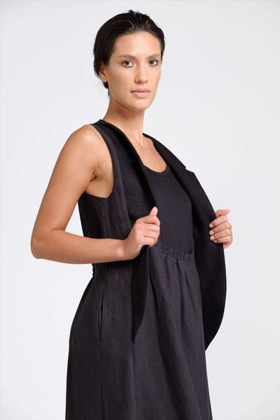 Black Hemp Dress - The Clothing LoungeTrame di Stile
