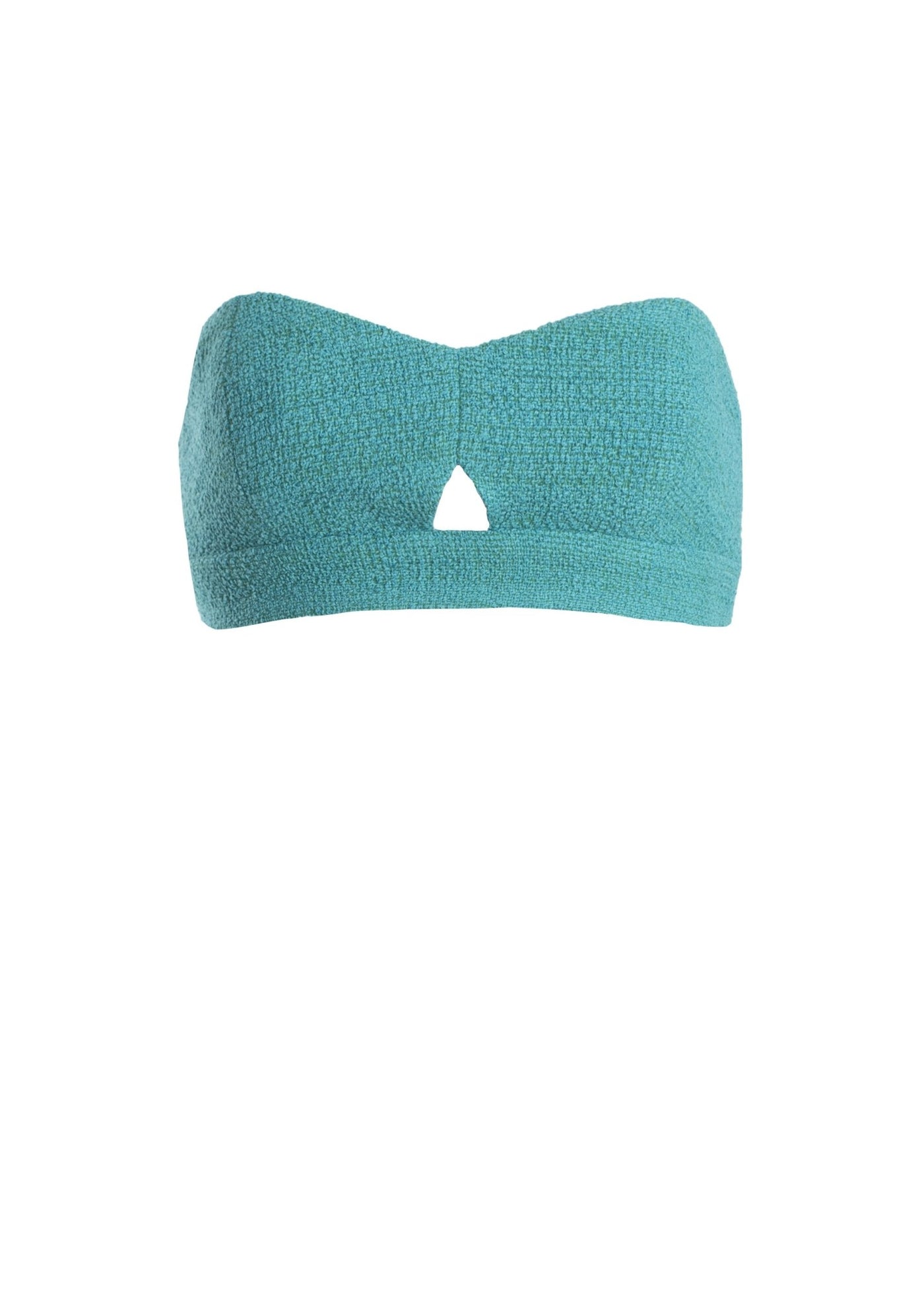 Blue Bandeau Top - The Clothing LoungeNOPIN