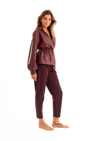 Bordeaux Napa Shirt - The Clothing LoungeNOPIN