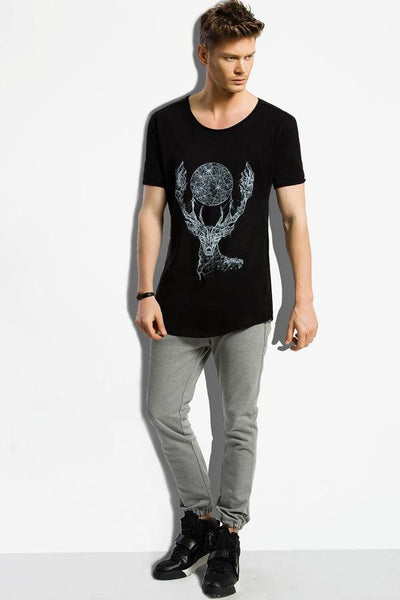 Boss Deer Graphic Print T-Shirt - Dear Deer - The Clothing LoungeDear Deer