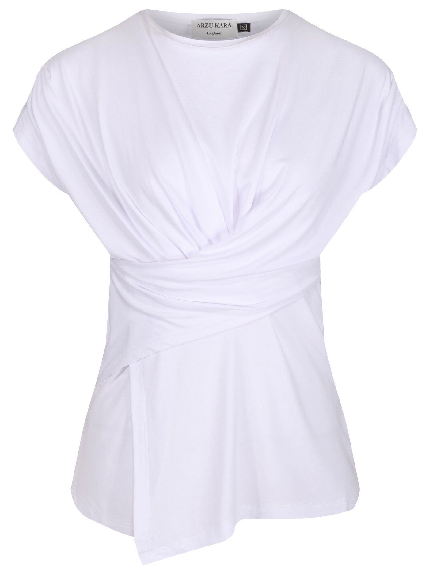 Charlize - Draped jersey top - The Clothing LoungeArzu Kara
