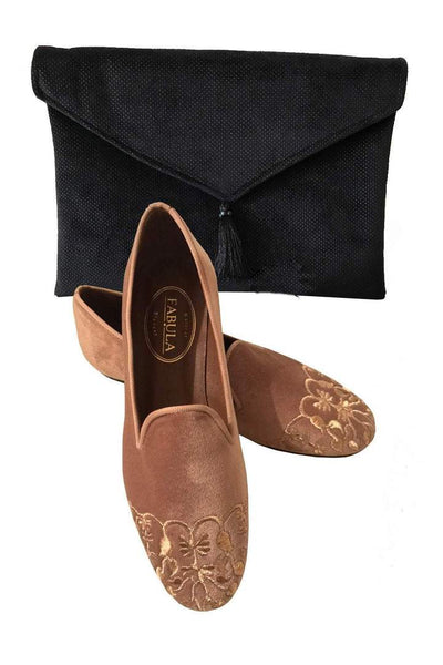 Clematis Slippers Beige - Fabula & Tales - The Clothing LoungeFabula & Tales