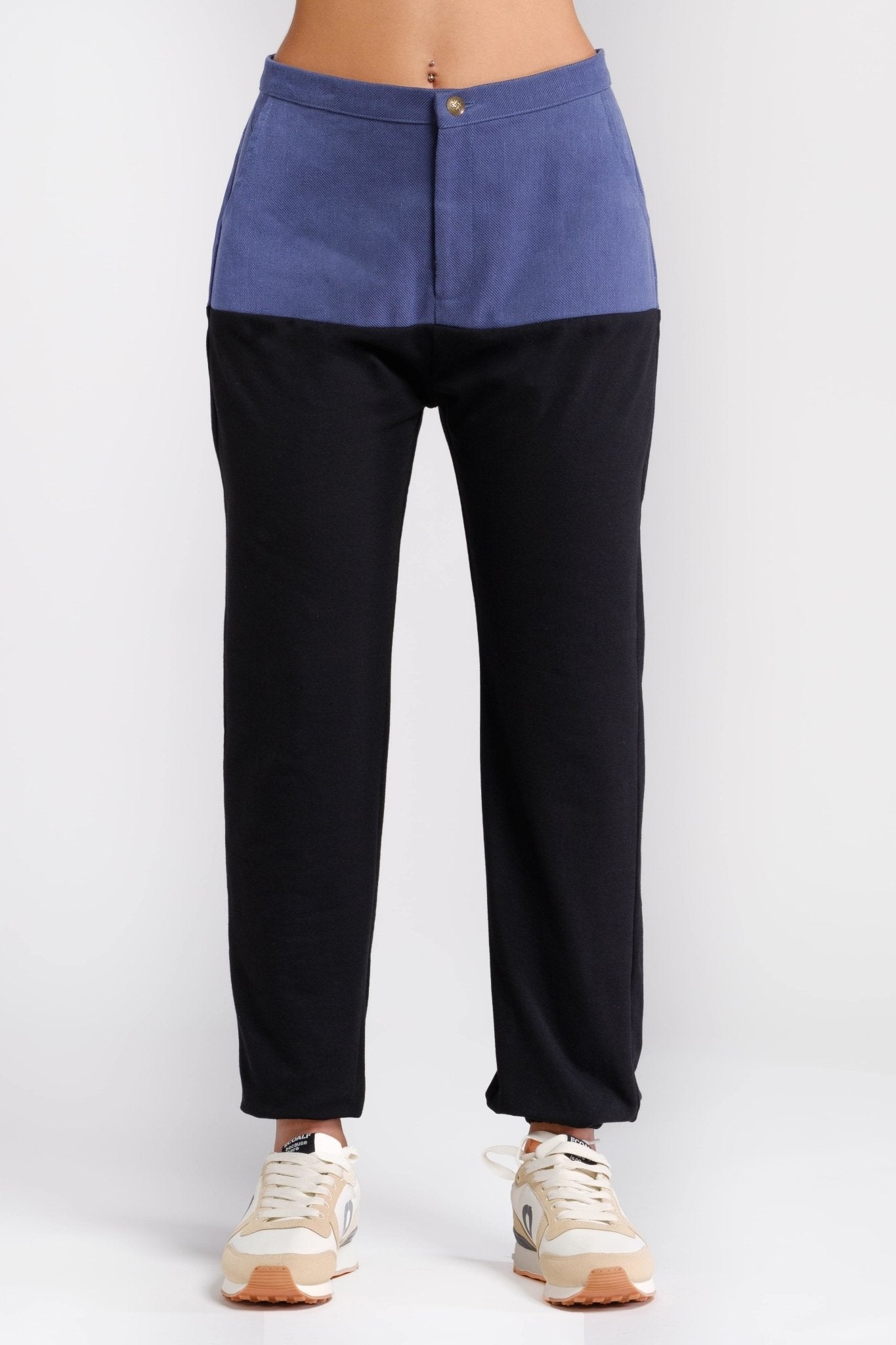 Cotton and hemp suit sweater and trousers - The Clothing LoungeTrame di Stile