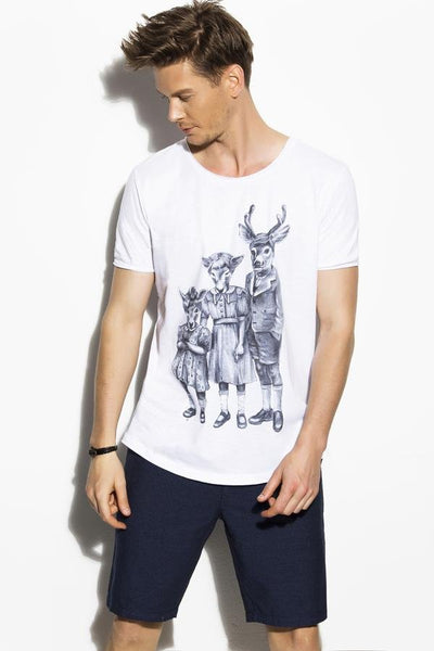 Deer Family Graphic T-Shirt - Dear Deer - The Clothing LoungeDear Deer