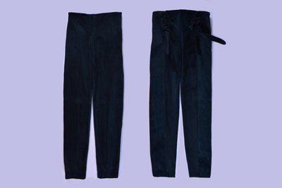 ECLIPSE velvet trousers