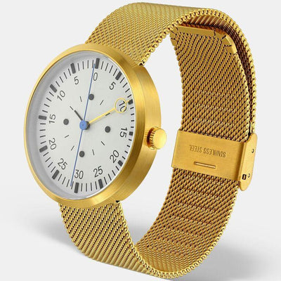 Farazece Gold - Milanese strap - The Clothing LoungeOptimef