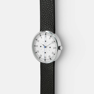 Farazece Silver - Black leather - The Clothing LoungeOptimef