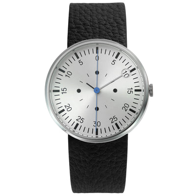 Farazece Silver - Black leather - The Clothing LoungeOptimef