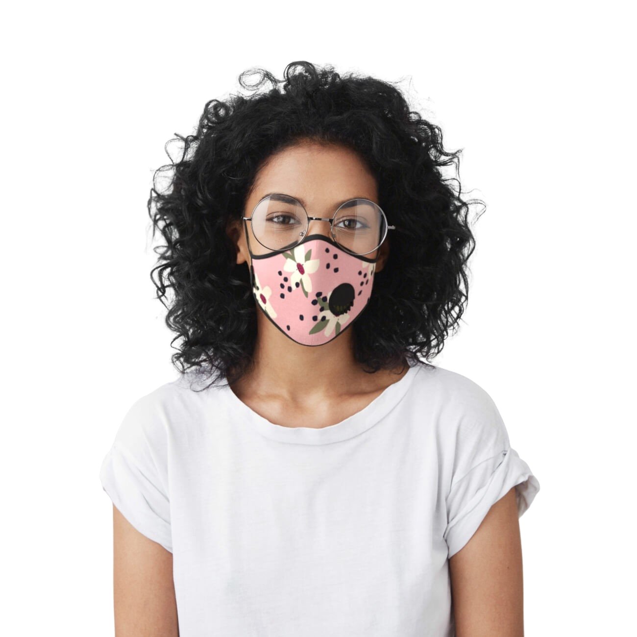 Floral Blush Print Face Mask - The Clothing LoungeWIINO