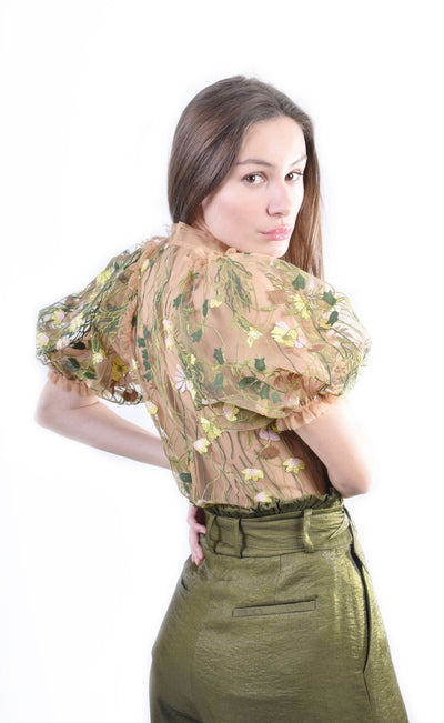 Flower Blouse - The Clothing LoungeNOPIN
