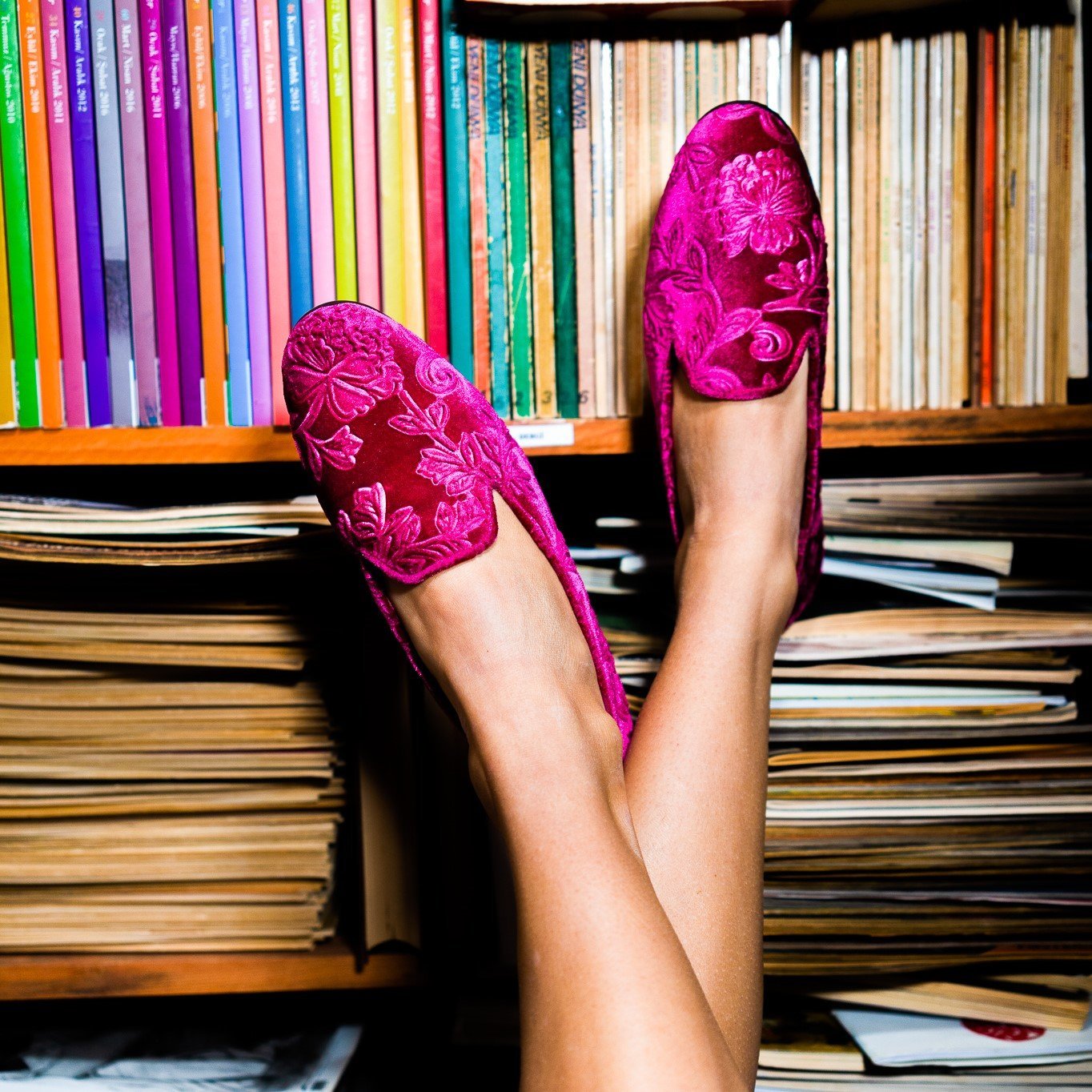 Gainsborough Slippers Fuchsia - Fabula & Tales - The Clothing LoungeFabula & Tales