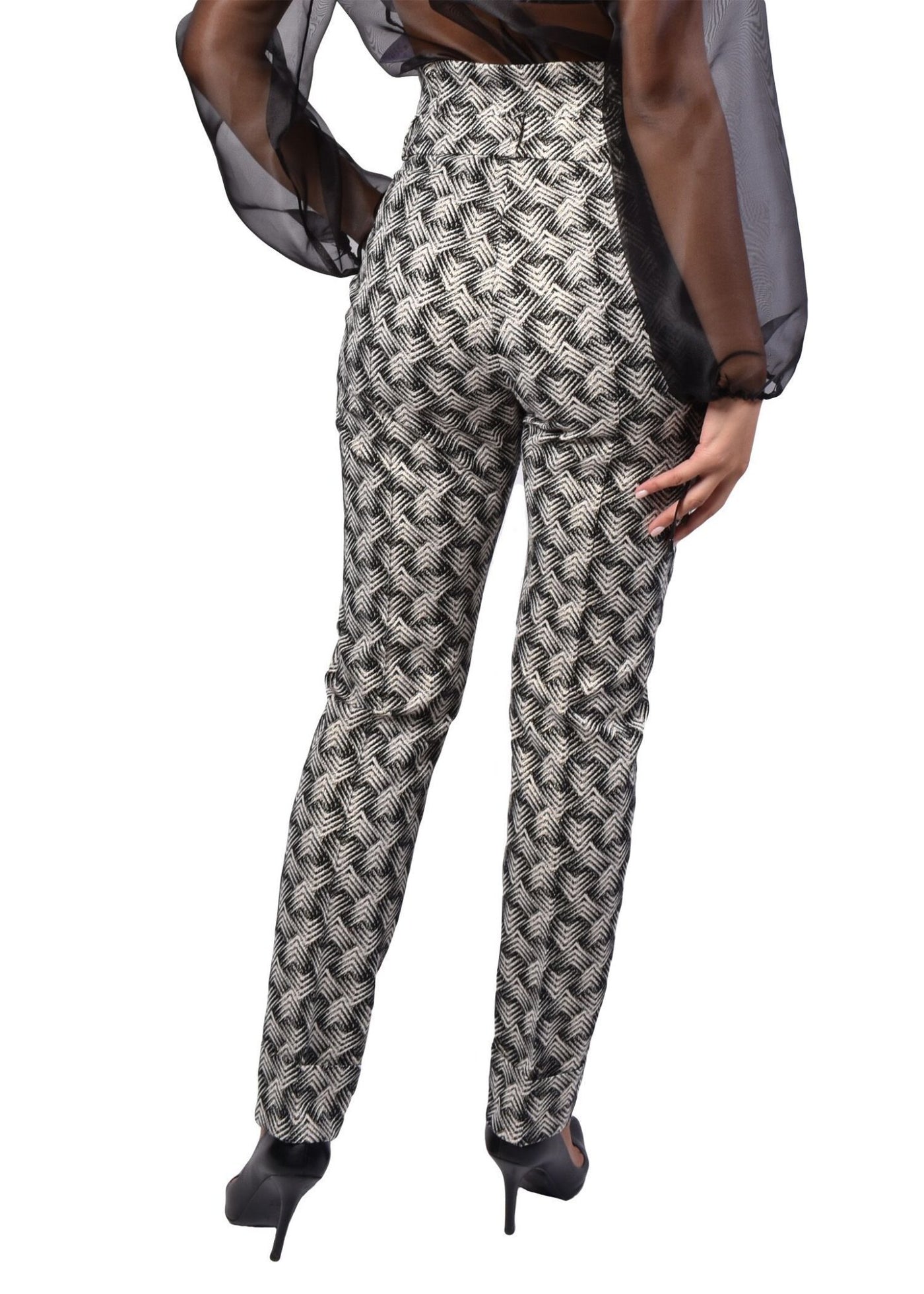 Glitter Jacquard Pants - The Clothing LoungeNOPIN