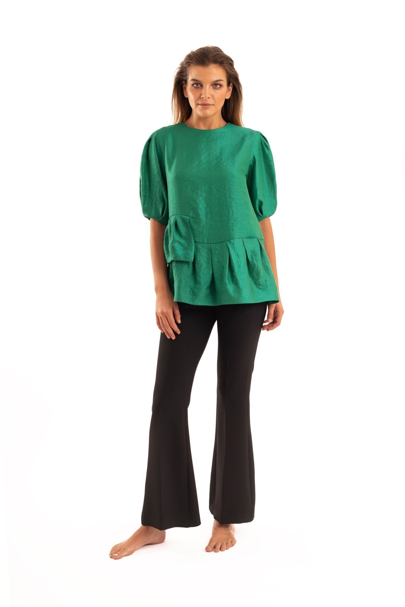 Green Layers Blouse - NOPIN - The Clothing LoungeNOPIN