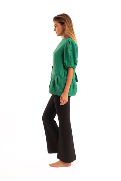 Green Layers Blouse - NOPIN - The Clothing LoungeNOPIN
