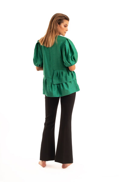 Green Layers Blouse - NOPIN - The Clothing LoungeNOPIN