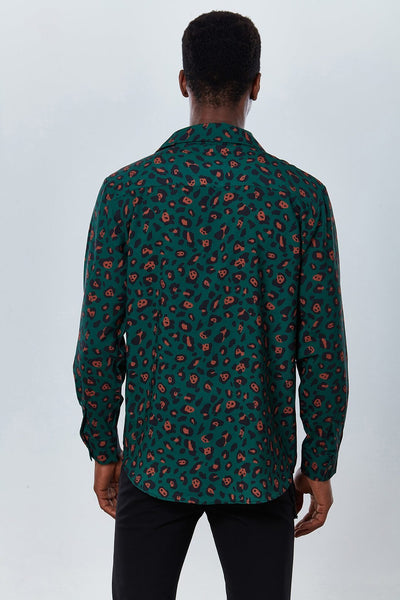 Green Leo Long Sleeve Shirt - Dear Deer - The Clothing LoungeDear Deer