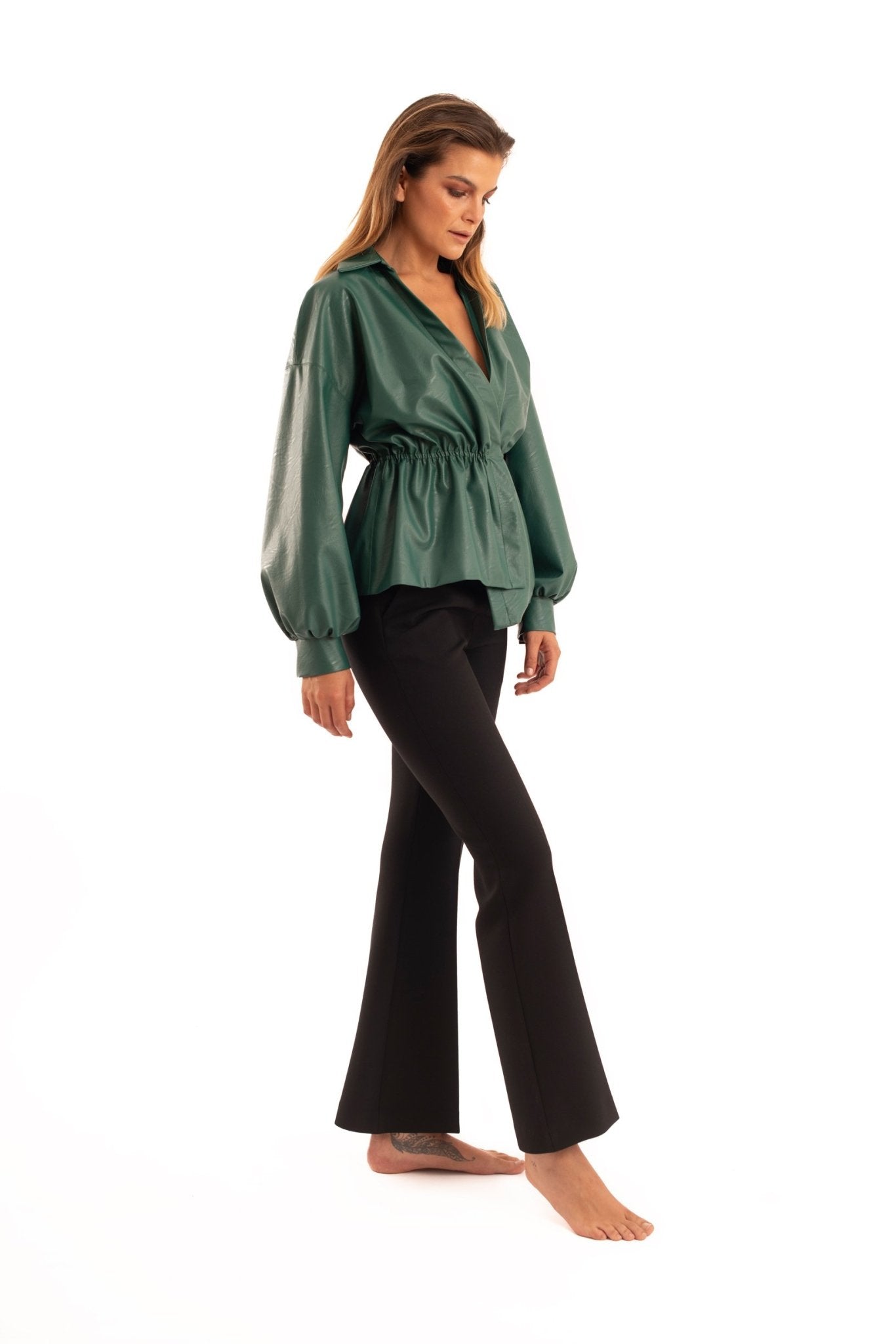 Green Napa Shirt - NOPIN - The Clothing LoungeNOPIN