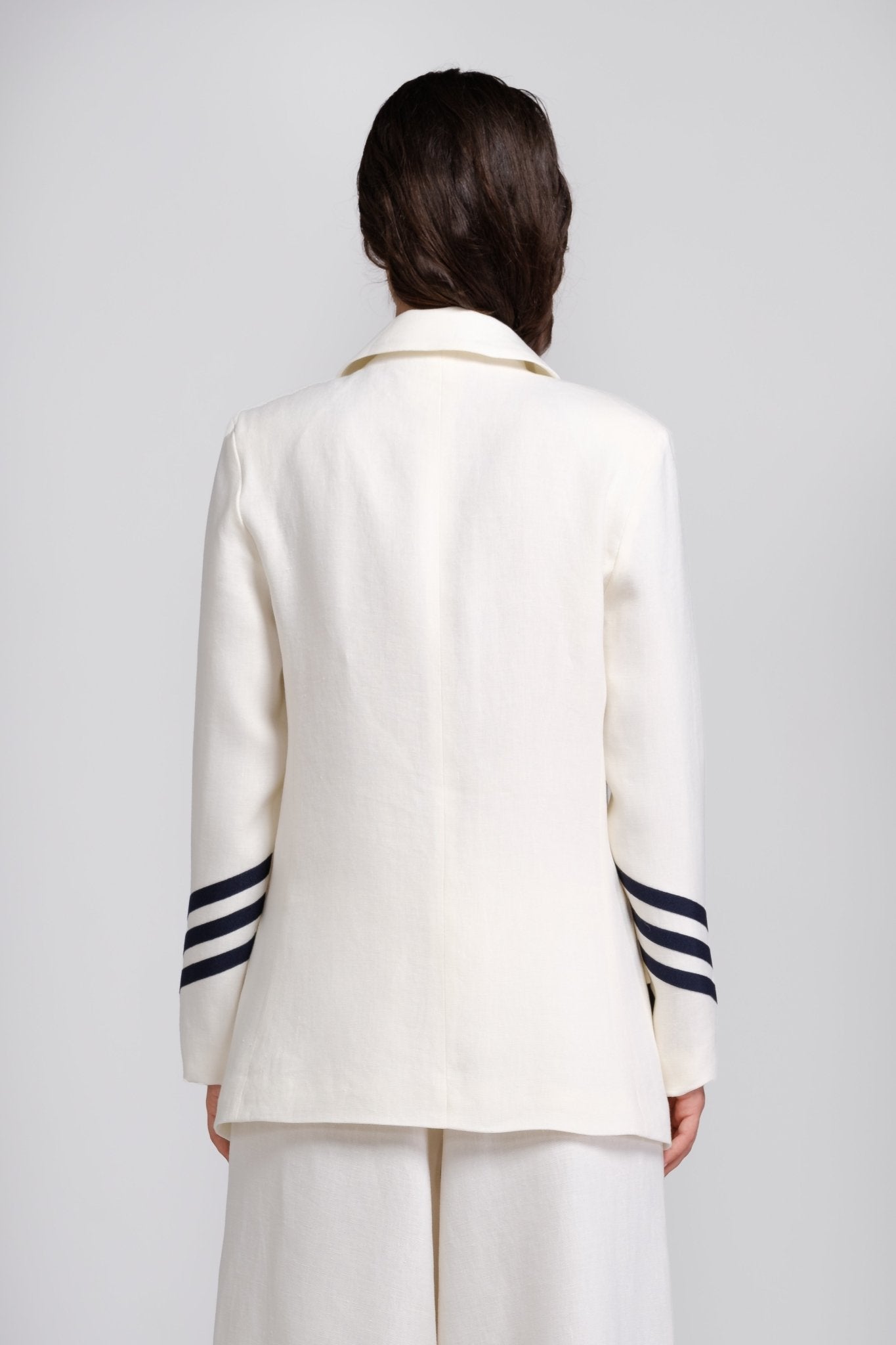 Hemp jacket with sleeve details - The Clothing LoungeTrame di Stile