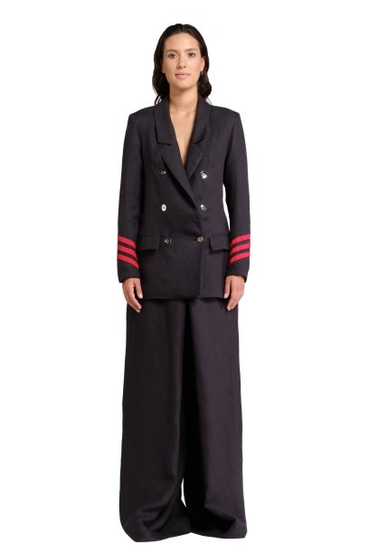 Hemp jacket with sleeve details - The Clothing LoungeTrame di Stile