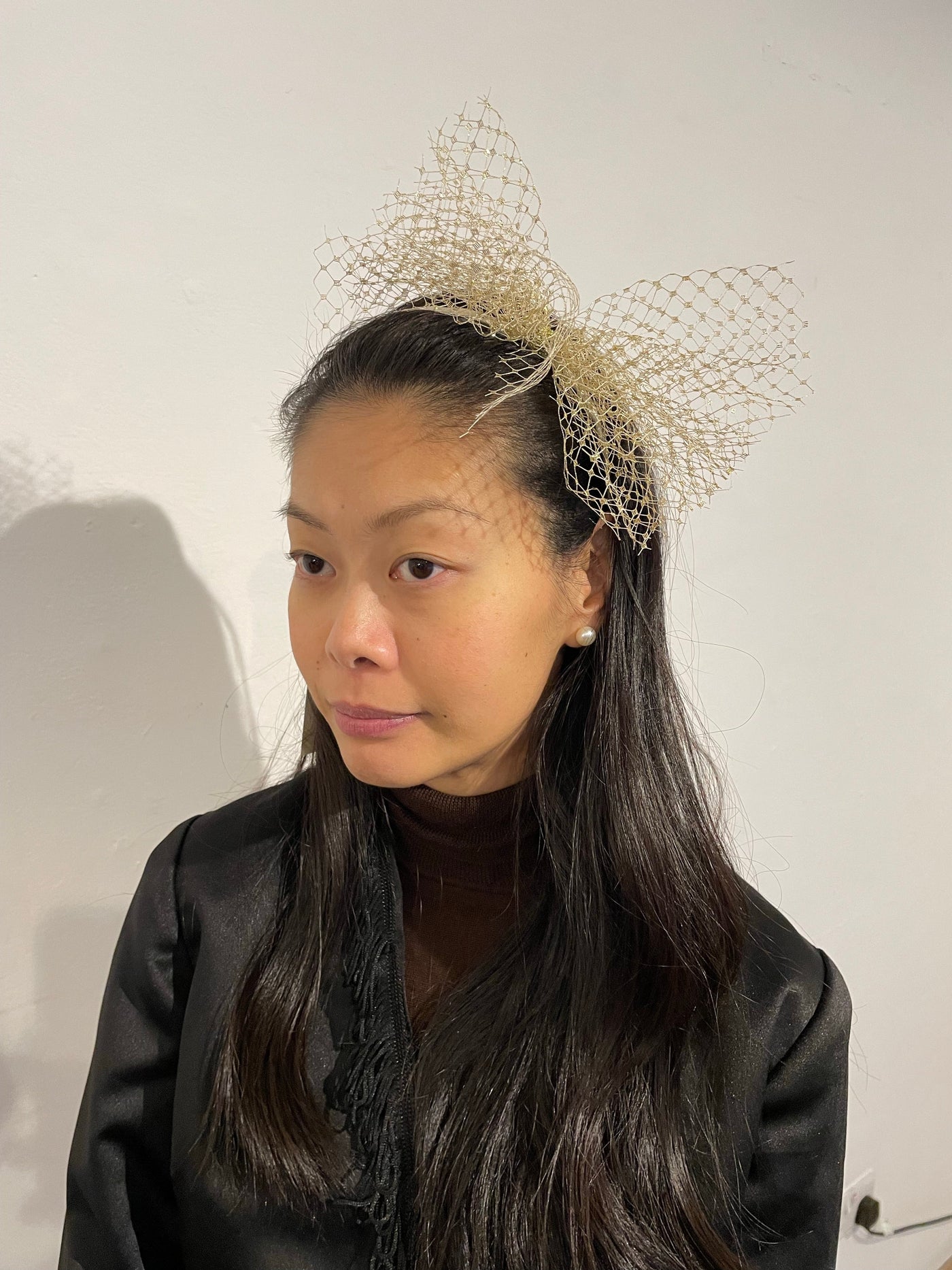 Couture Gold mesh headband