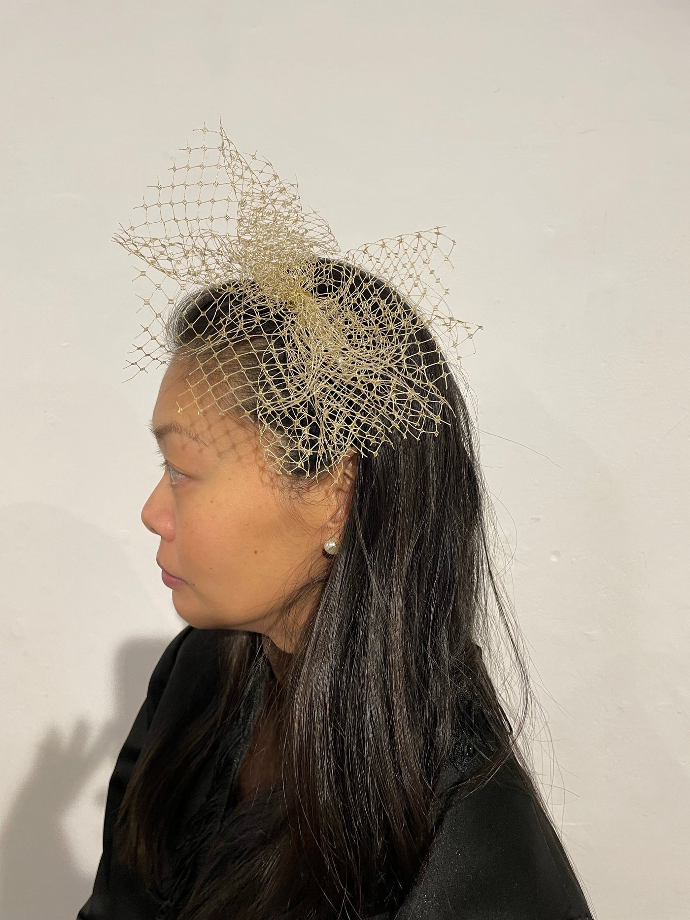 Couture Gold mesh headband