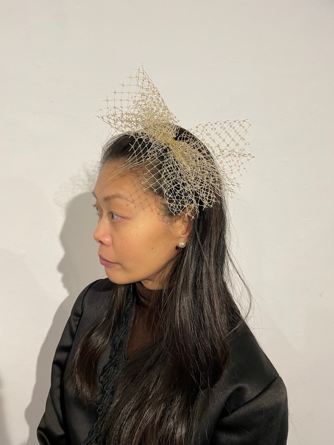 Couture Gold mesh headband